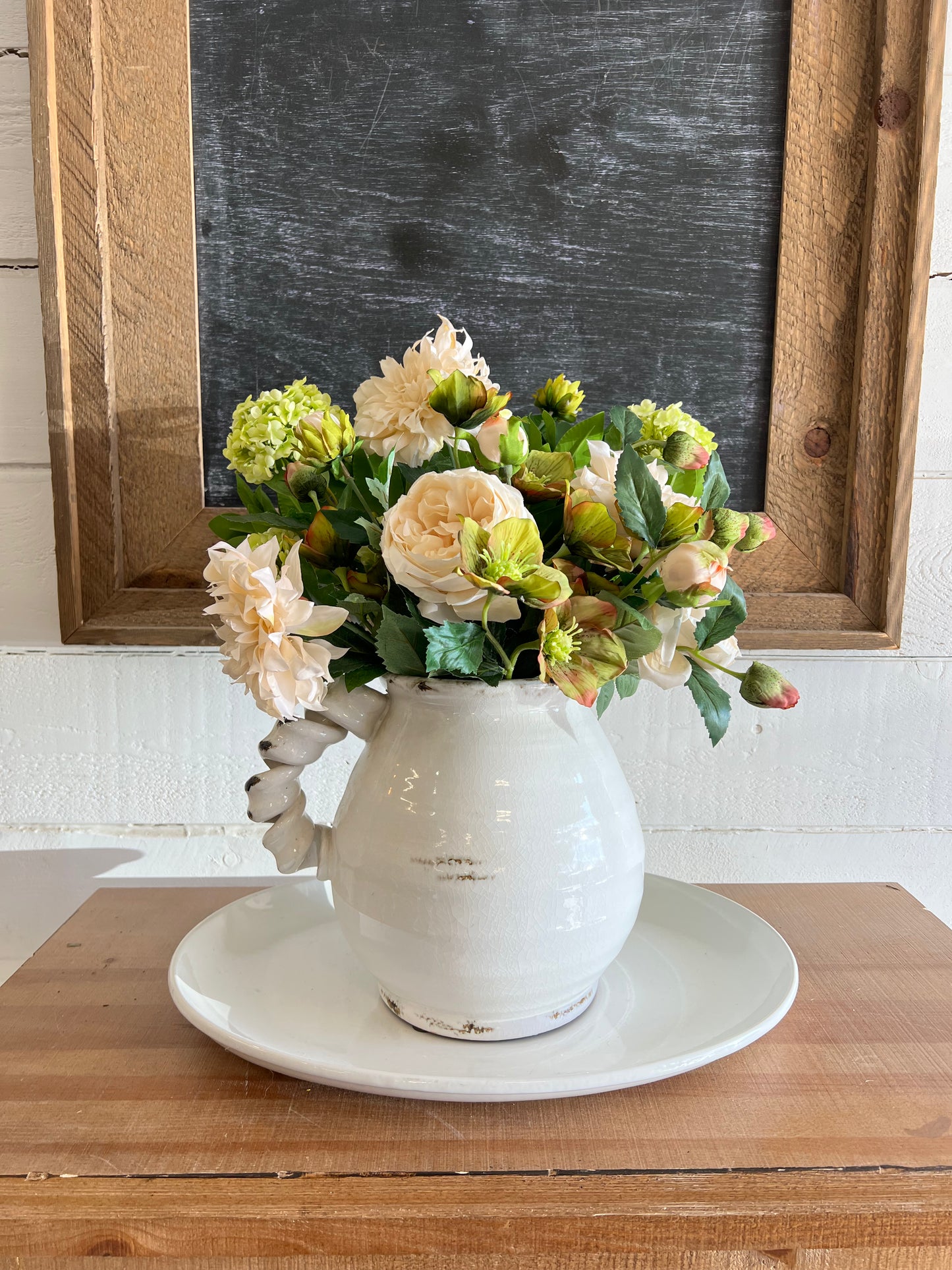Helleborus, Dahlia & Hydrangea Bouquet