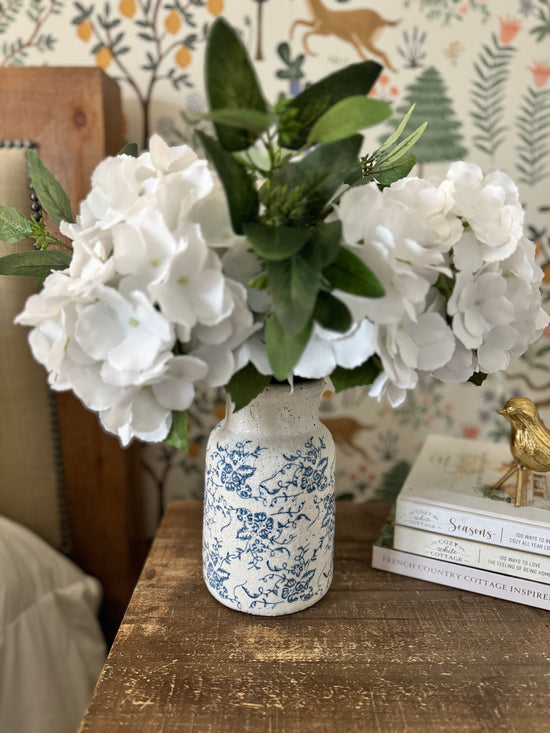 Hydrangea bouquet in Vintage Vase