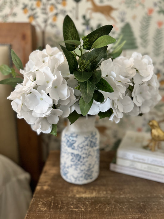Hydrangea bouquet in Vintage Vase