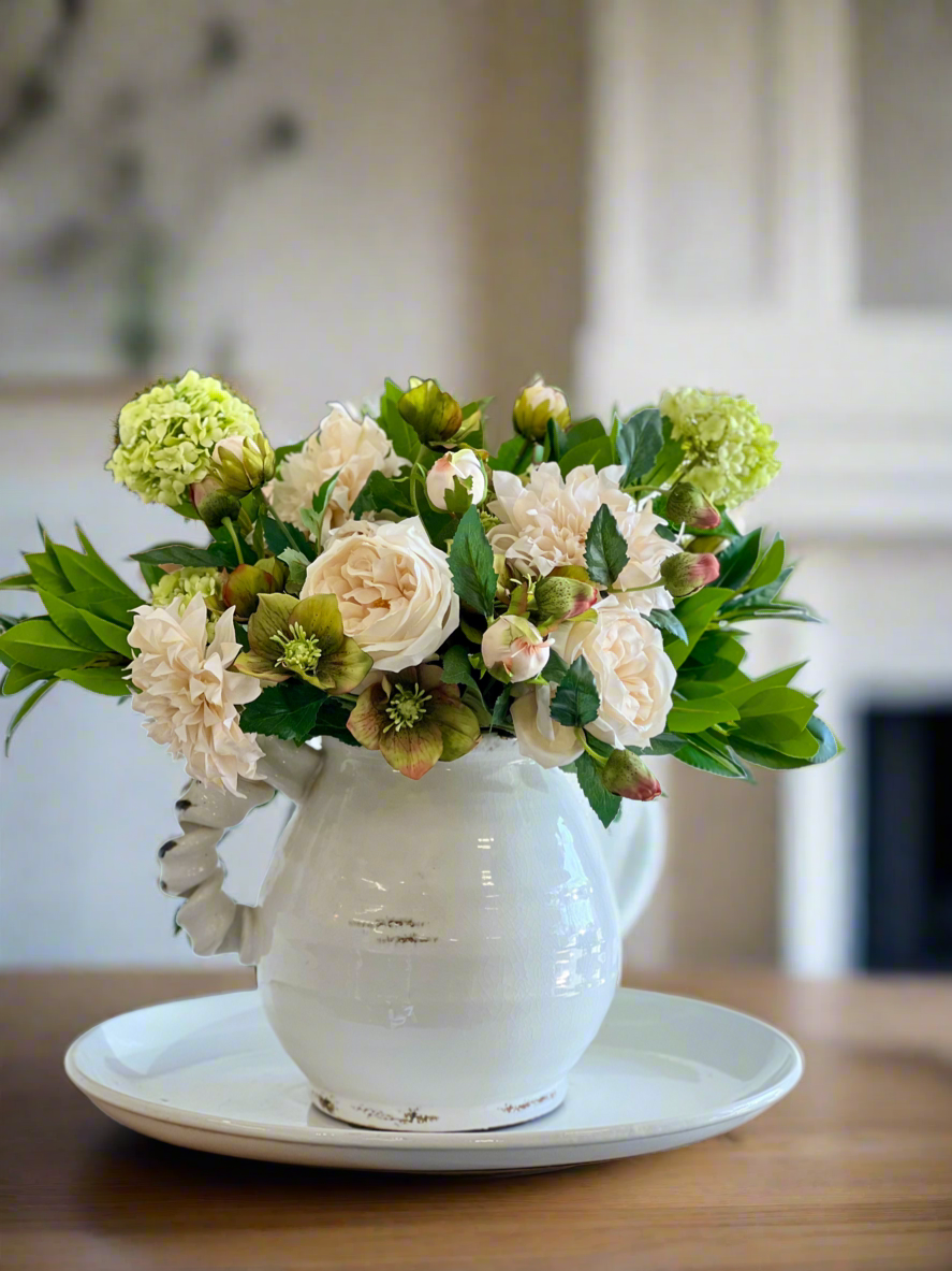 Helleborus, Dahlia & Hydrangea Bouquet