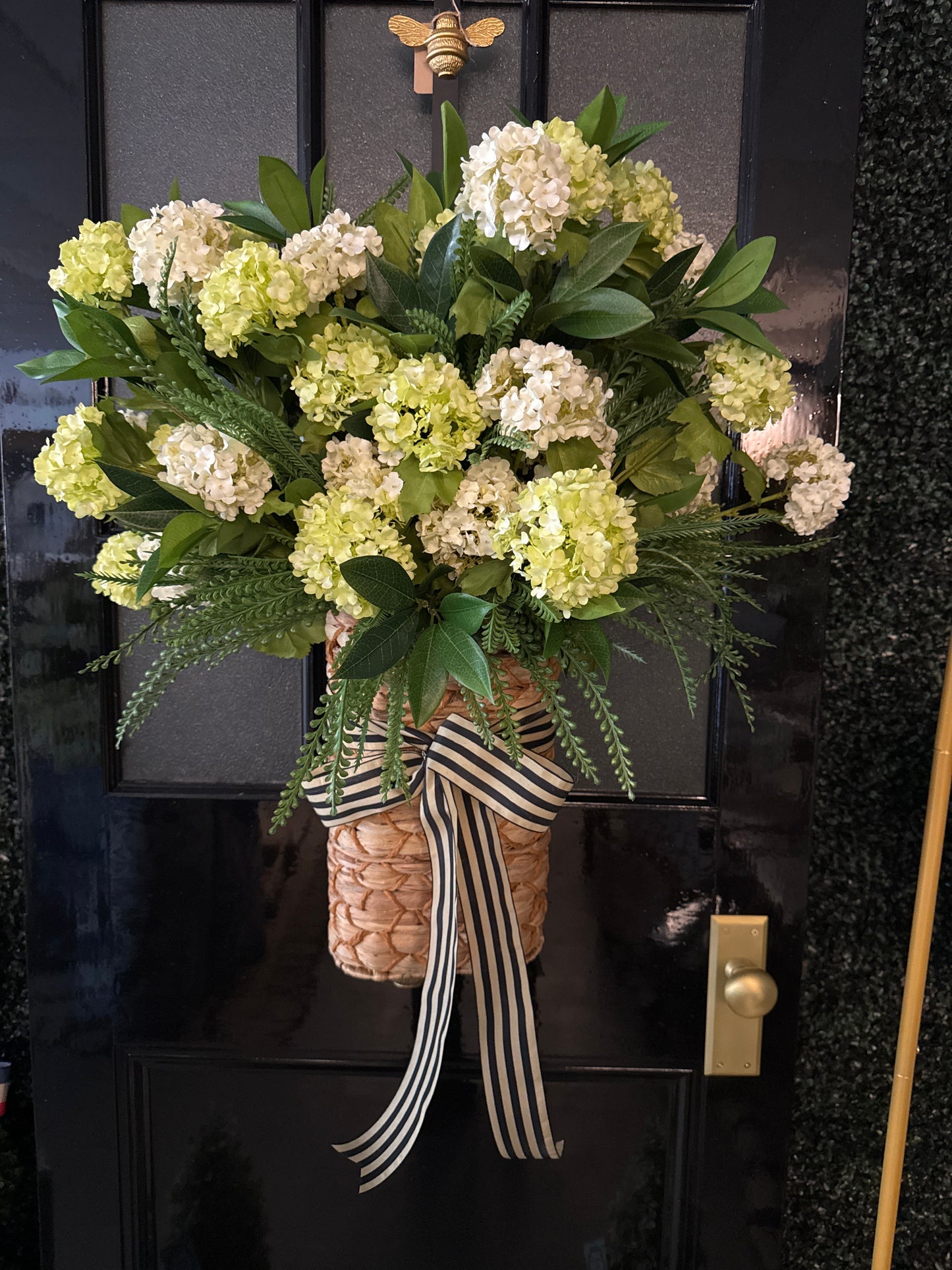 Snowball Hydrangea Basket