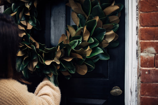 XLarge Faux Layered Magnolia Wreath