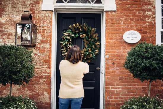XLarge Faux Layered Magnolia Wreath