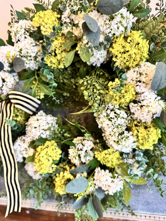 Snowball Hydrangea Wreath