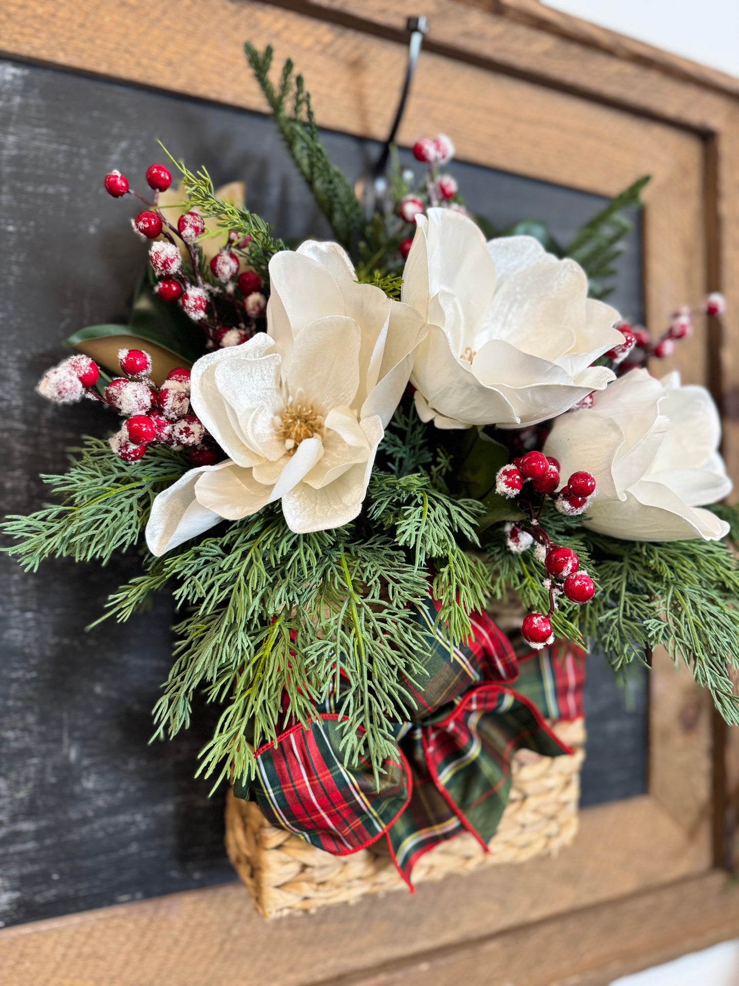 Christmas basket workshop