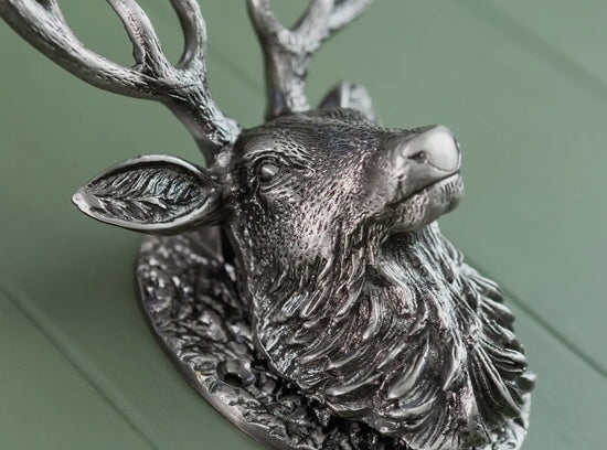 Stag Door Knocker (brass or pewter)