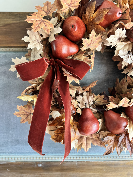 Autumn Pear Wreath