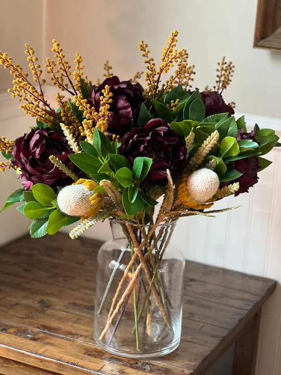 Mustard & Eggplant Bouquet