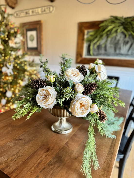 Winter Whites Centerpiece