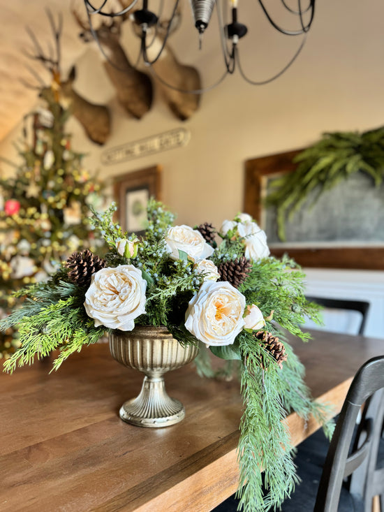Winter Whites Centerpiece