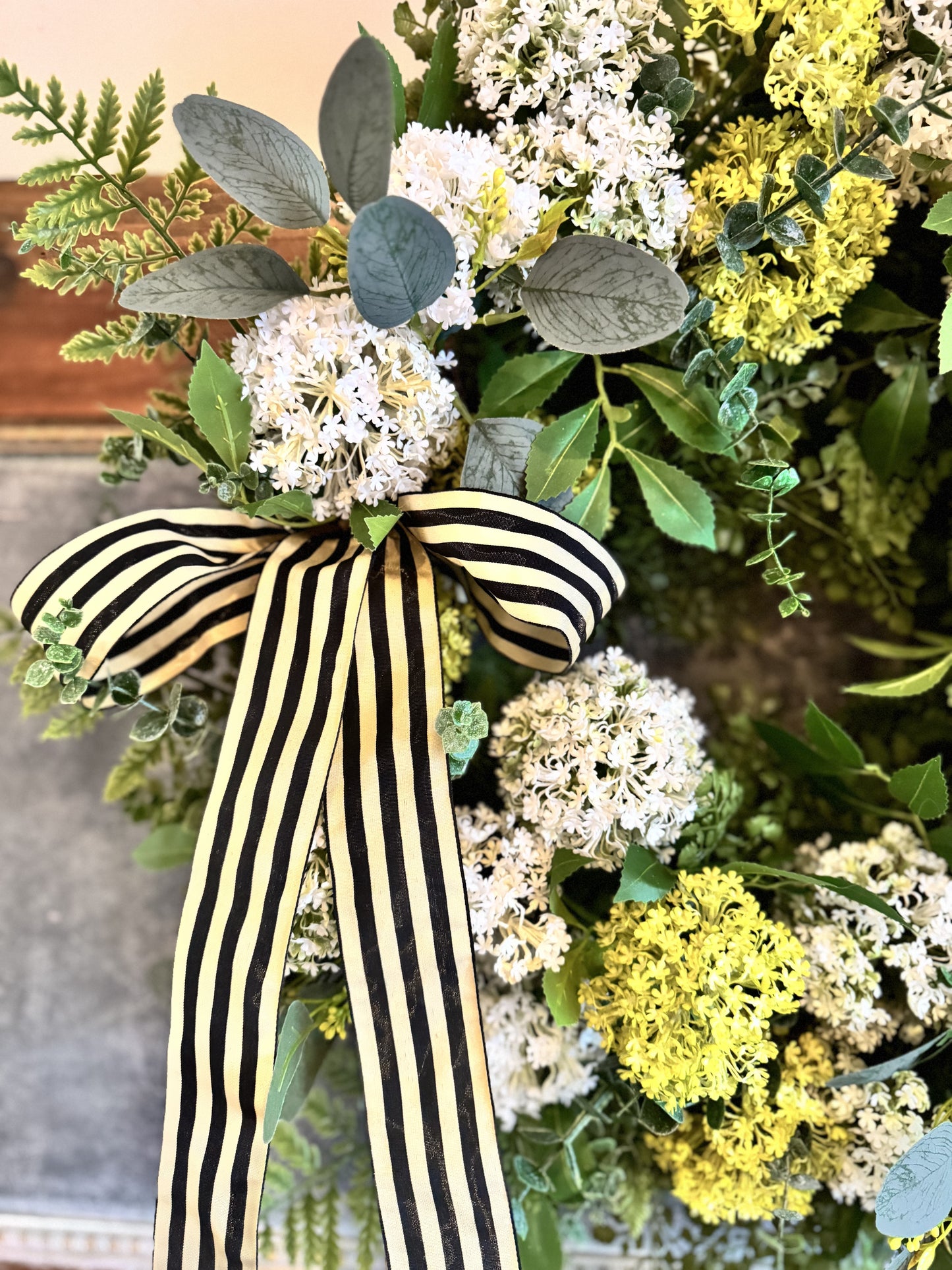 Snowball Hydrangea Wreath