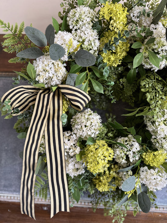 Snowball Hydrangea Wreath