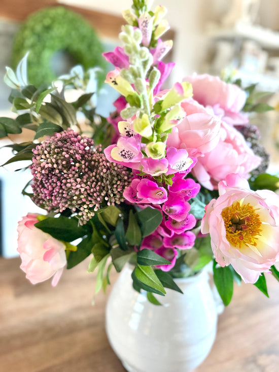 Load image into Gallery viewer, Faux Foxglove &amp;amp; Peony Bouquet
