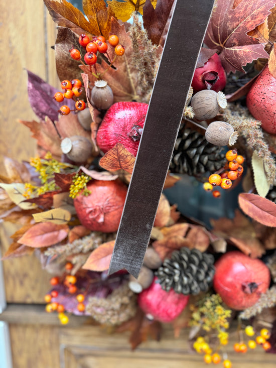 Fall Pomegranate Wreath