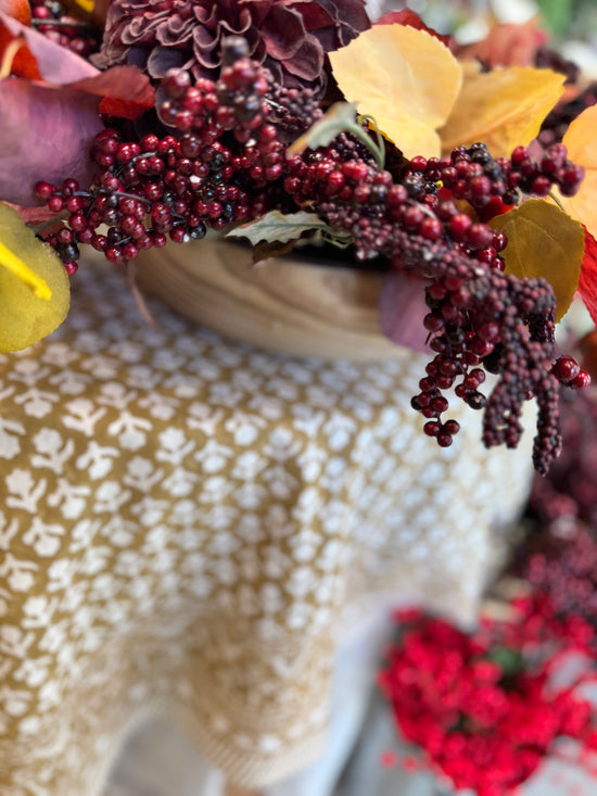 Burgundy Cinderella Pumpkin Centerpiece