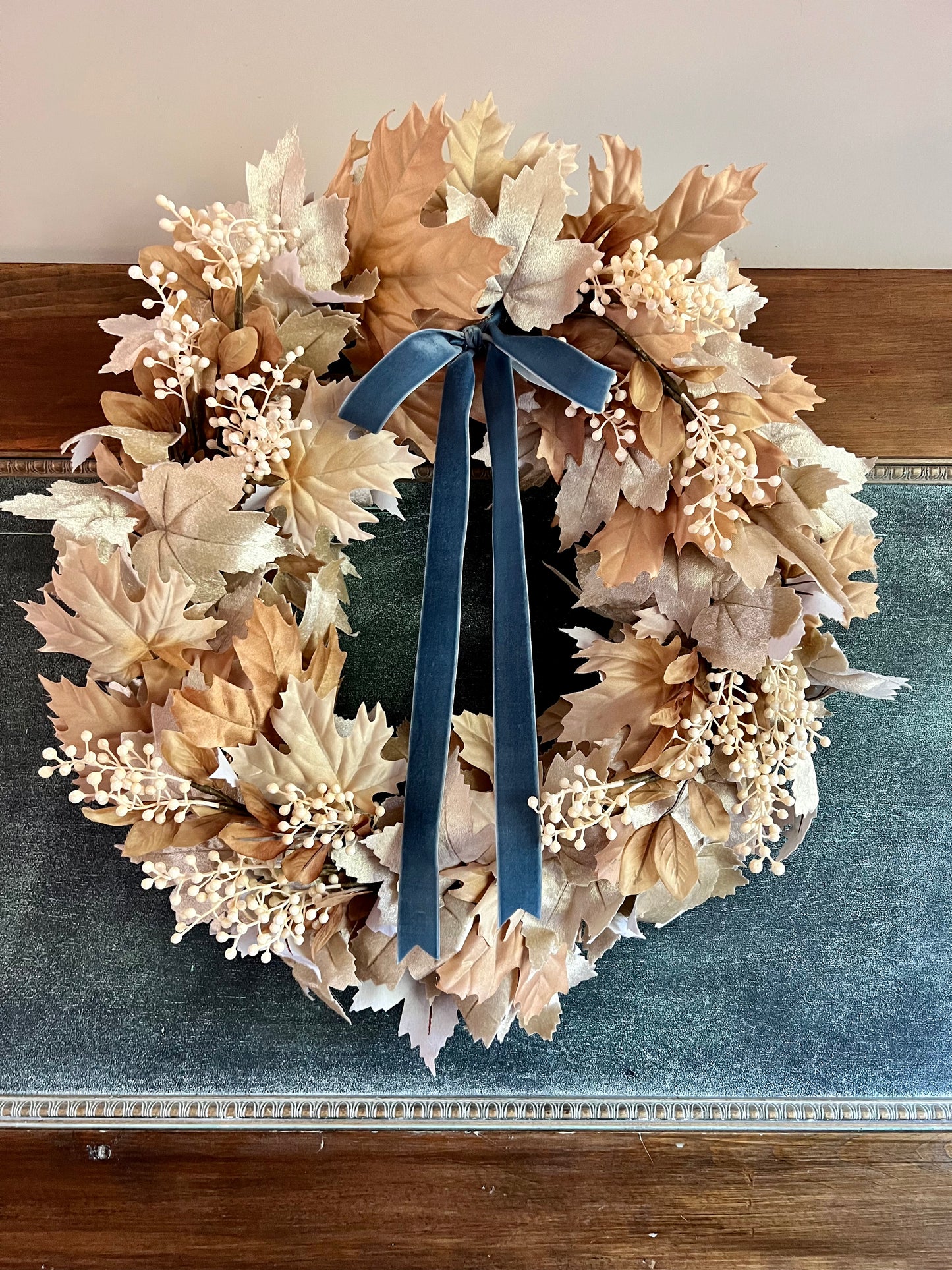 Velvet Maple & Berry Wreath