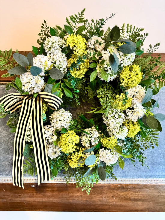 Snowball Hydrangea Wreath