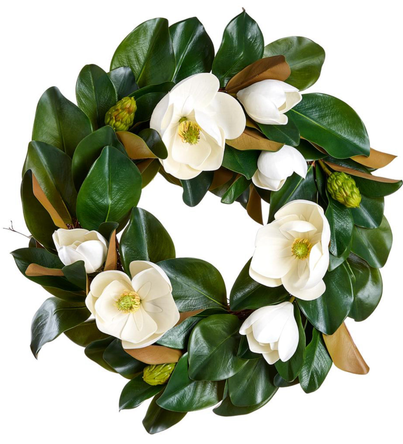 White Magnolia wreath