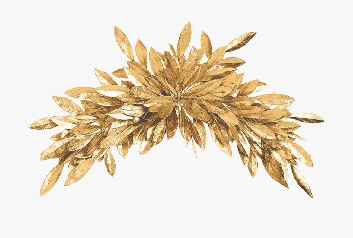 Gold Bay Leaf Swag