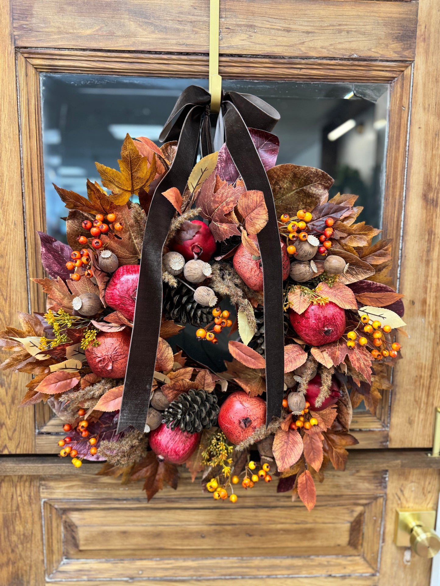 Fall Pomegranate Wreath