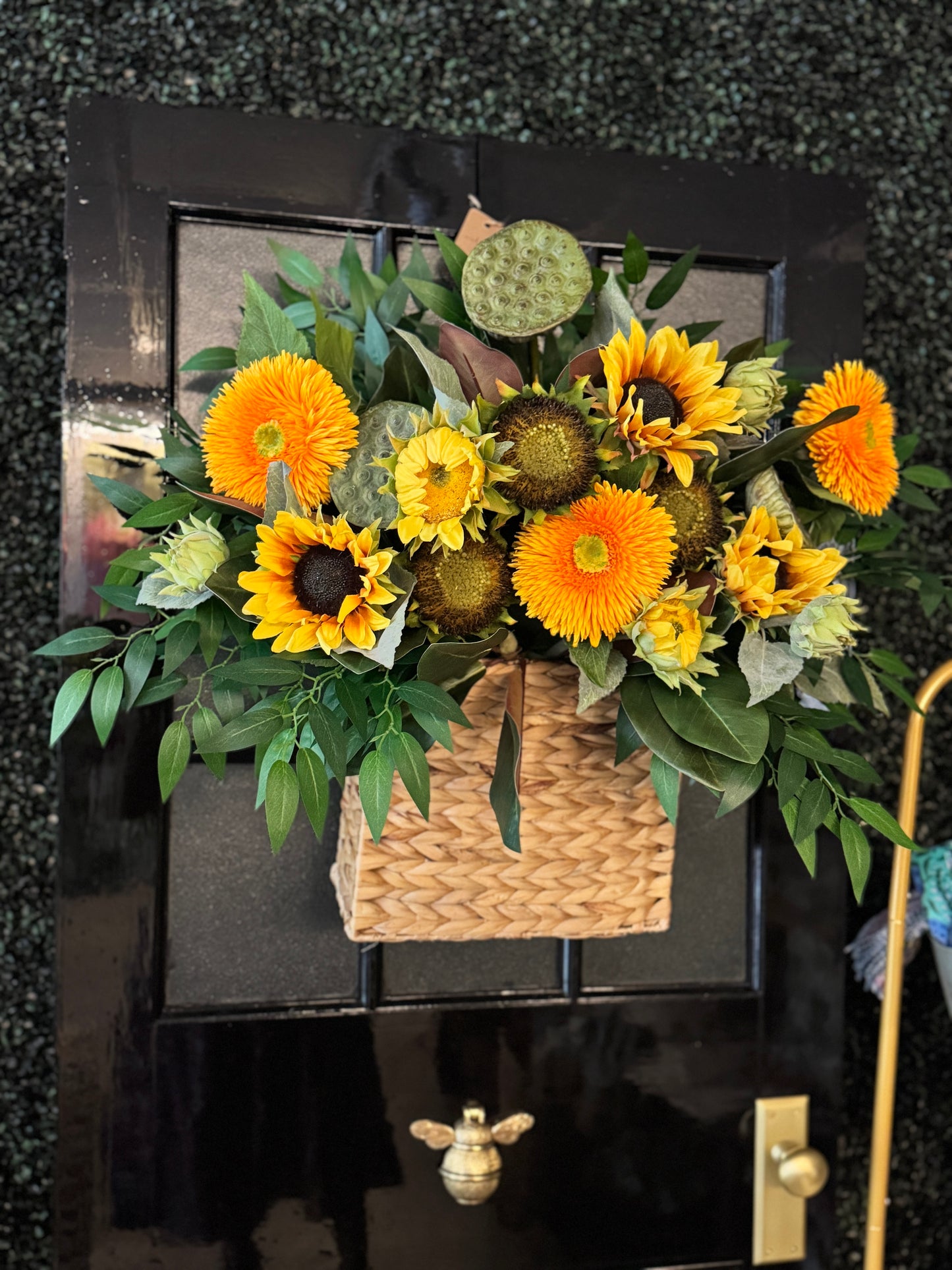 Sunflower Basket