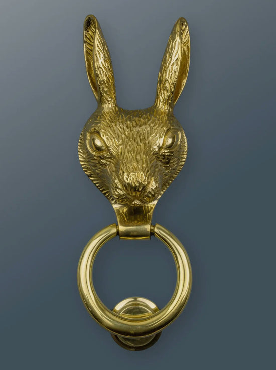 Brass Hare Door Knocker