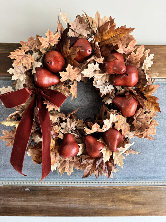 Autumn Pear Wreath