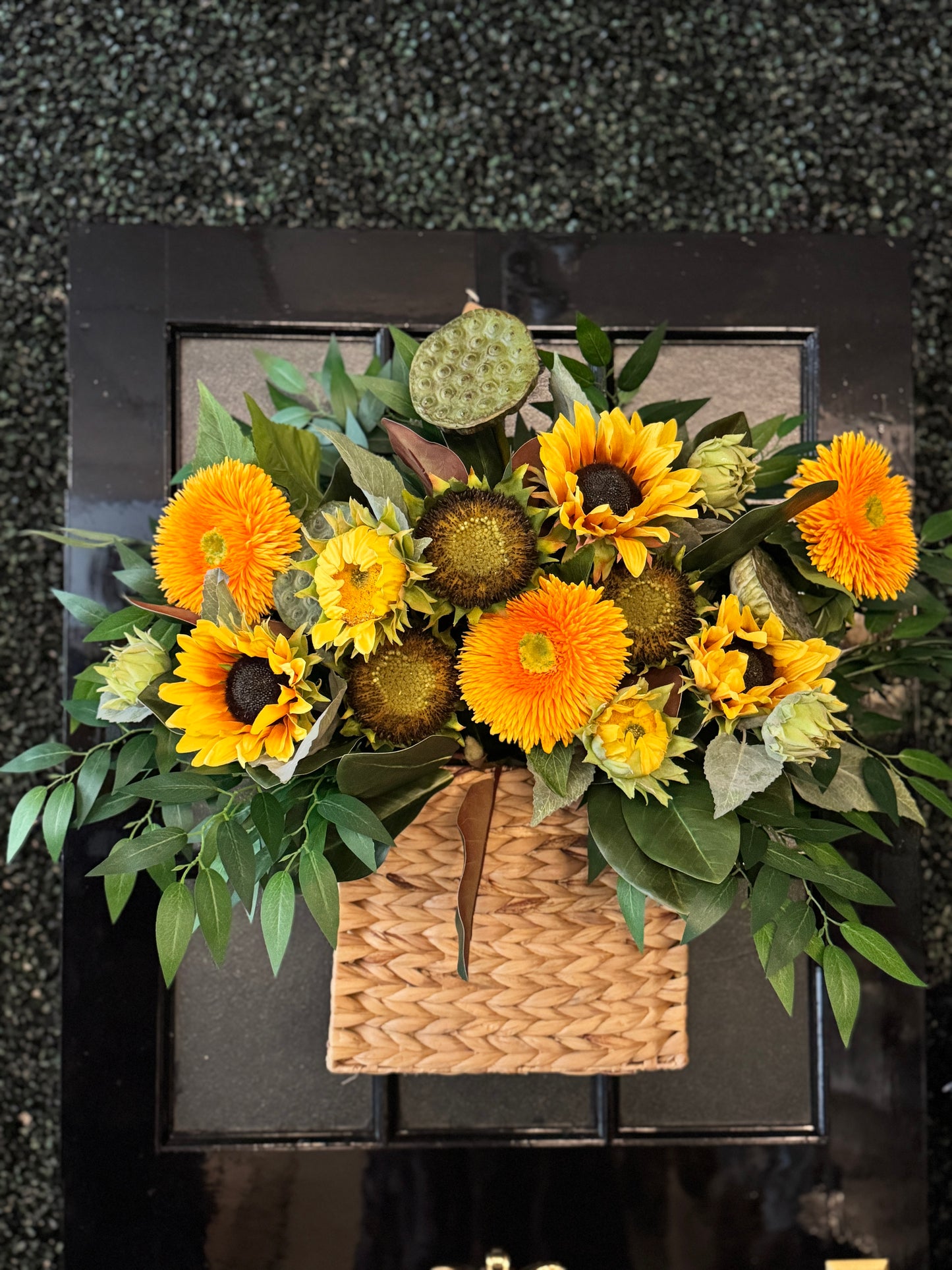 Sunflower Basket