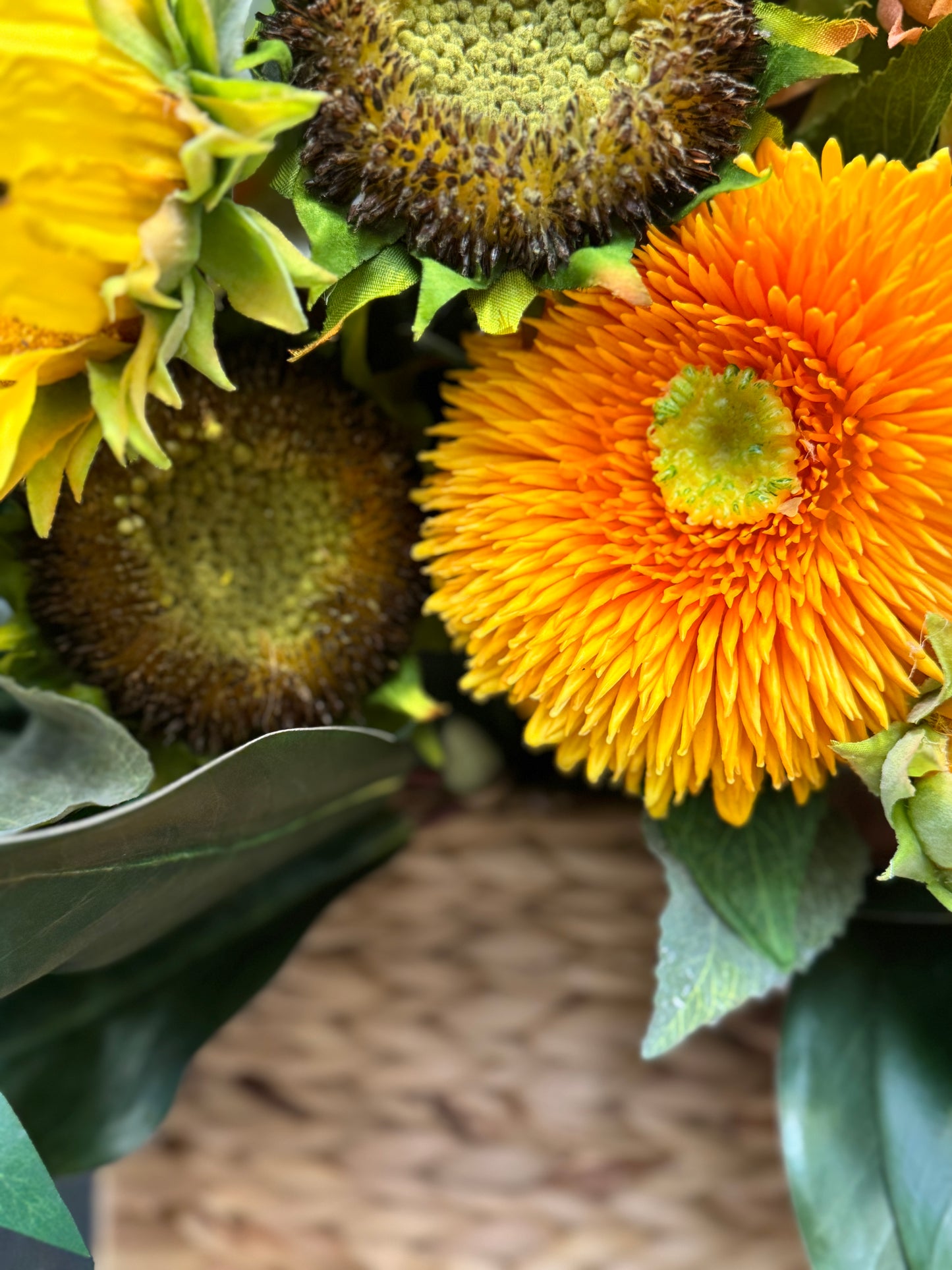Sunflower Basket