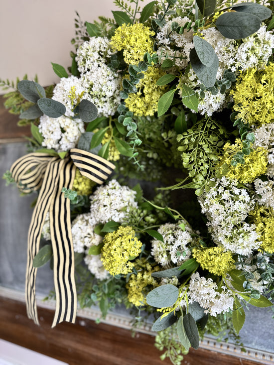 Snowball Hydrangea Wreath