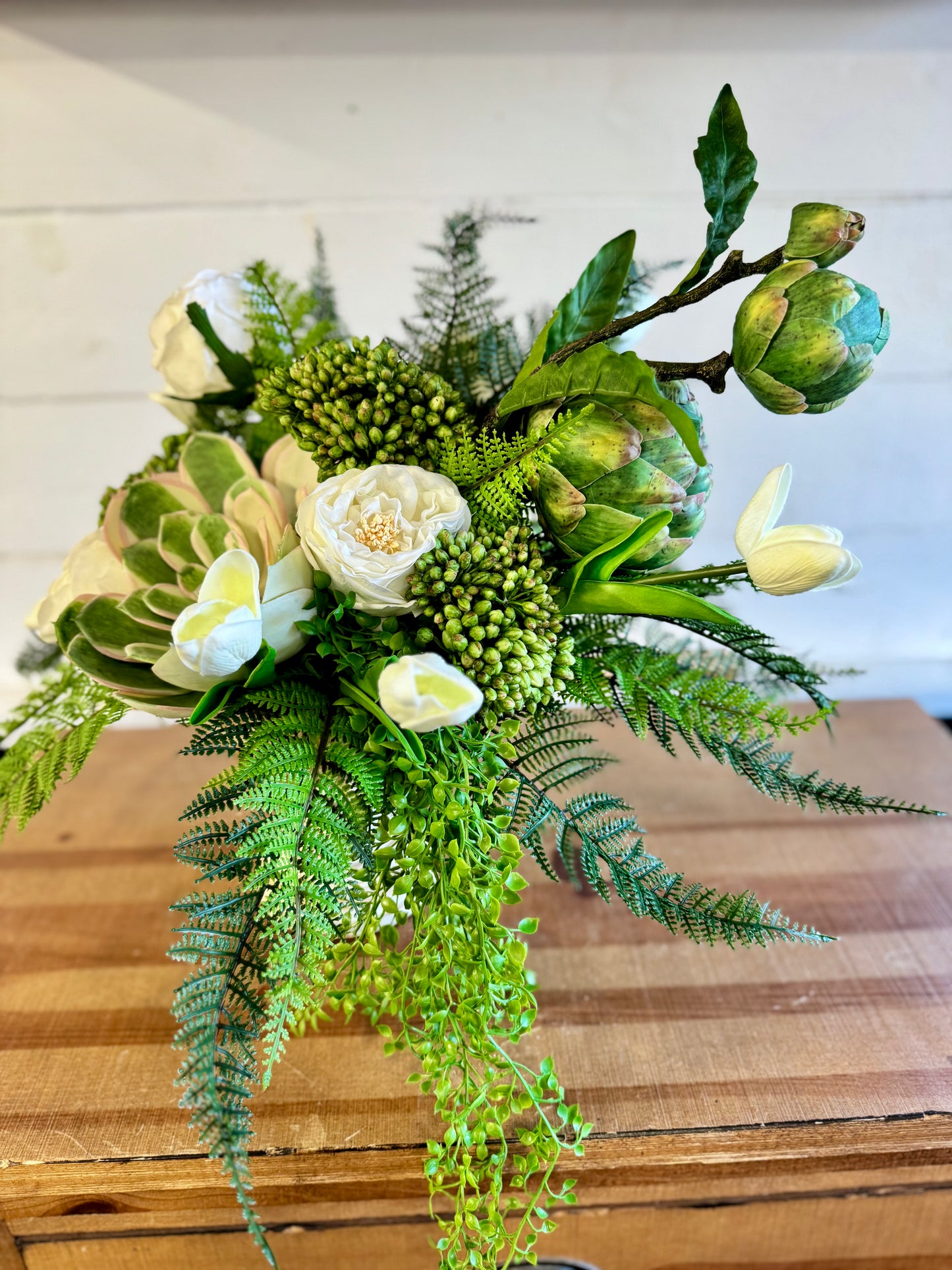 Succulent Artichoke Centerpiece
