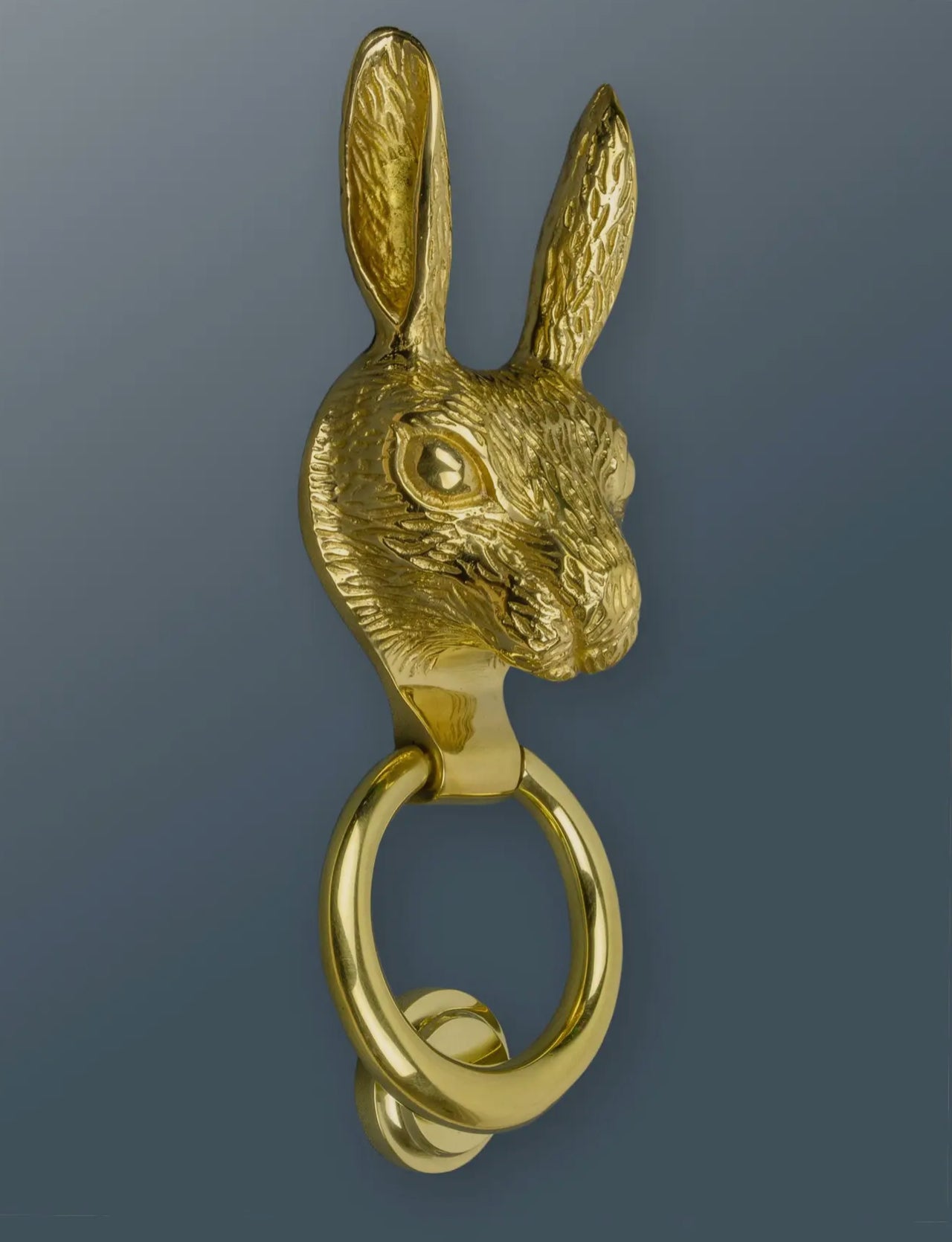Hare Door Knocker (brass or pewter)