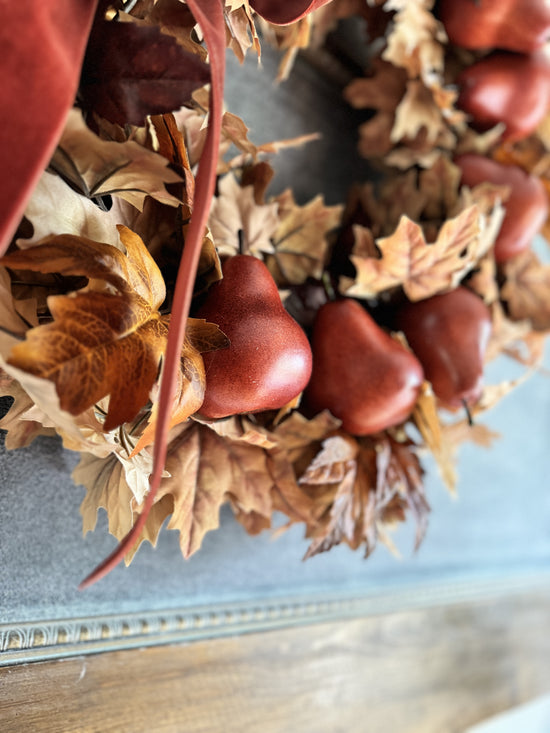 Autumn Pear Wreath