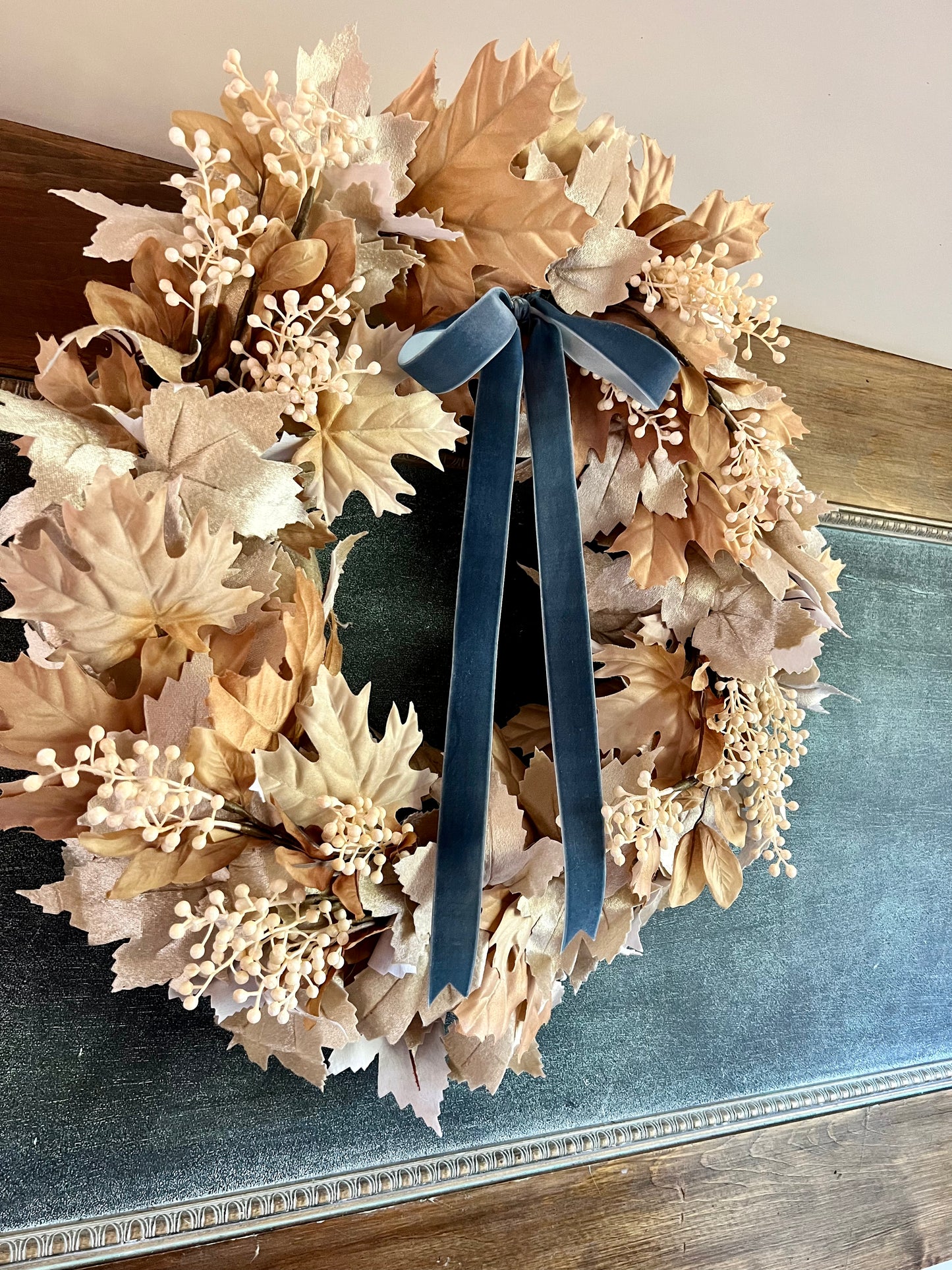 Velvet Maple & Berry Wreath