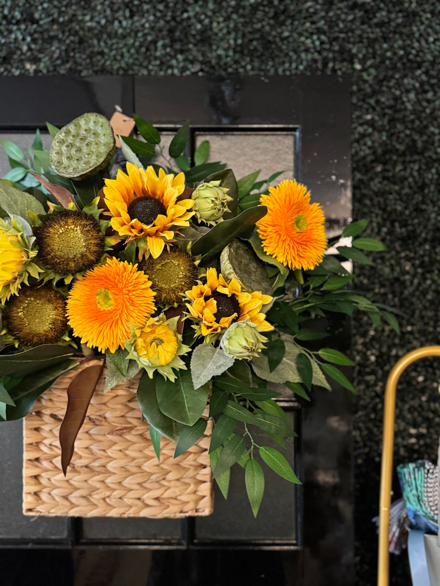 Sunflower Basket