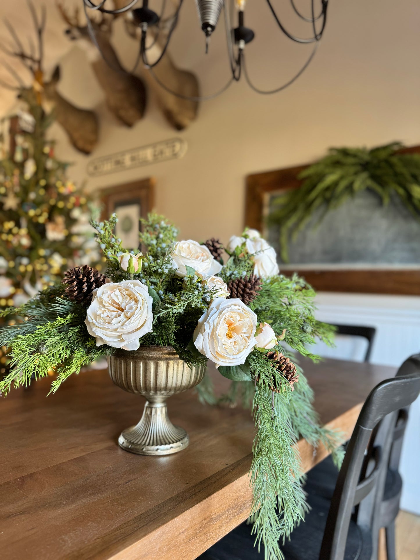 Winter Whites Centerpiece