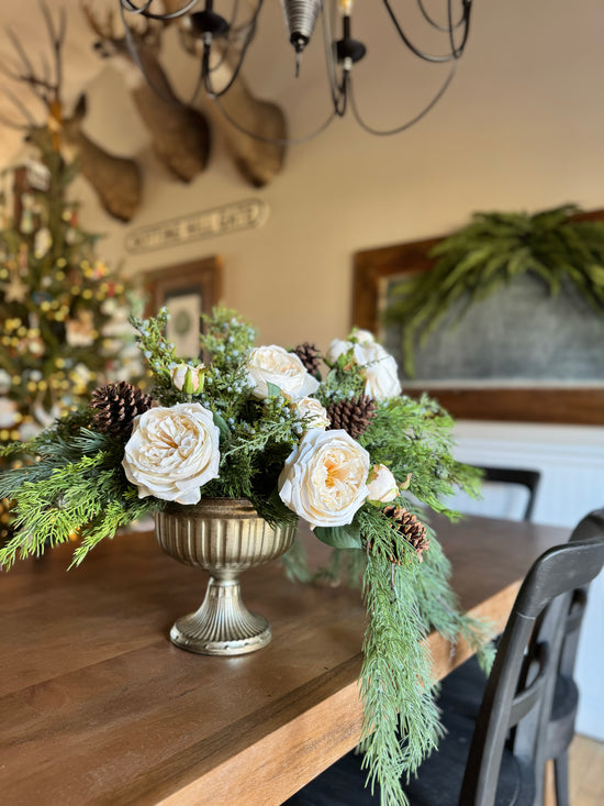 Winter Whites Centerpiece