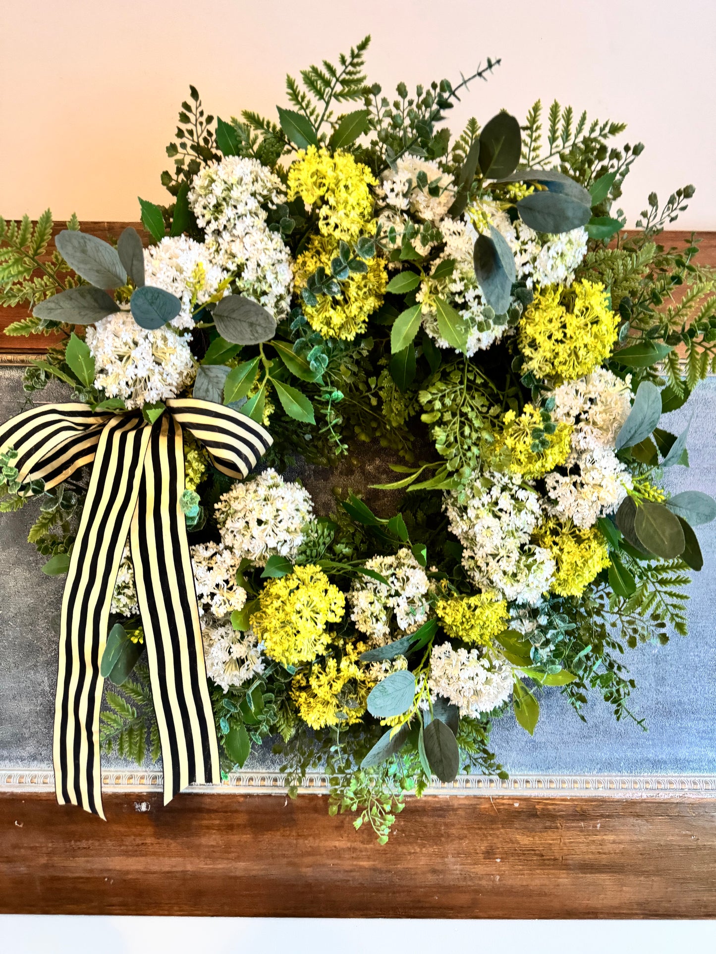 Snowball Hydrangea Wreath
