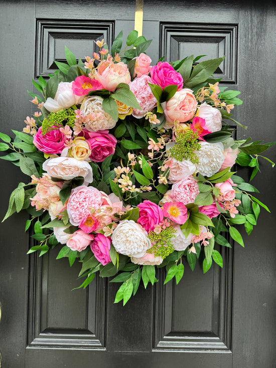 Poppy Rose Wreath