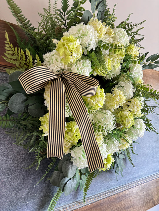 Snowball Hydrangea Wreath
