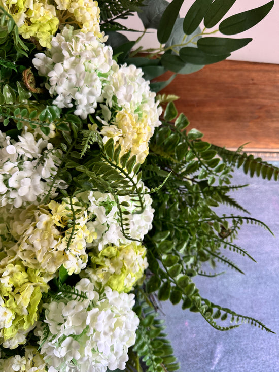 Snowball Hydrangea Wreath