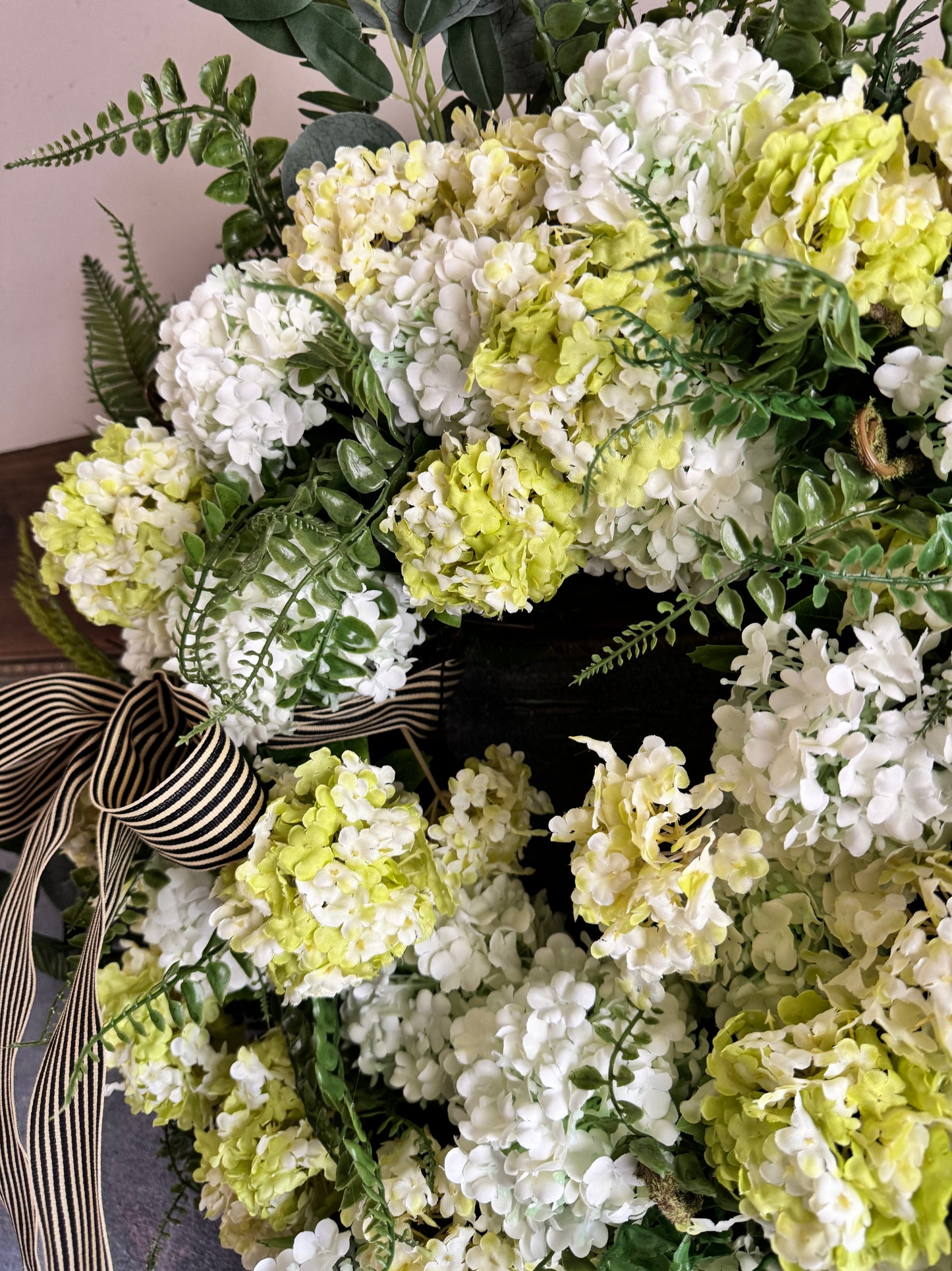 Snowball Hydrangea Wreath