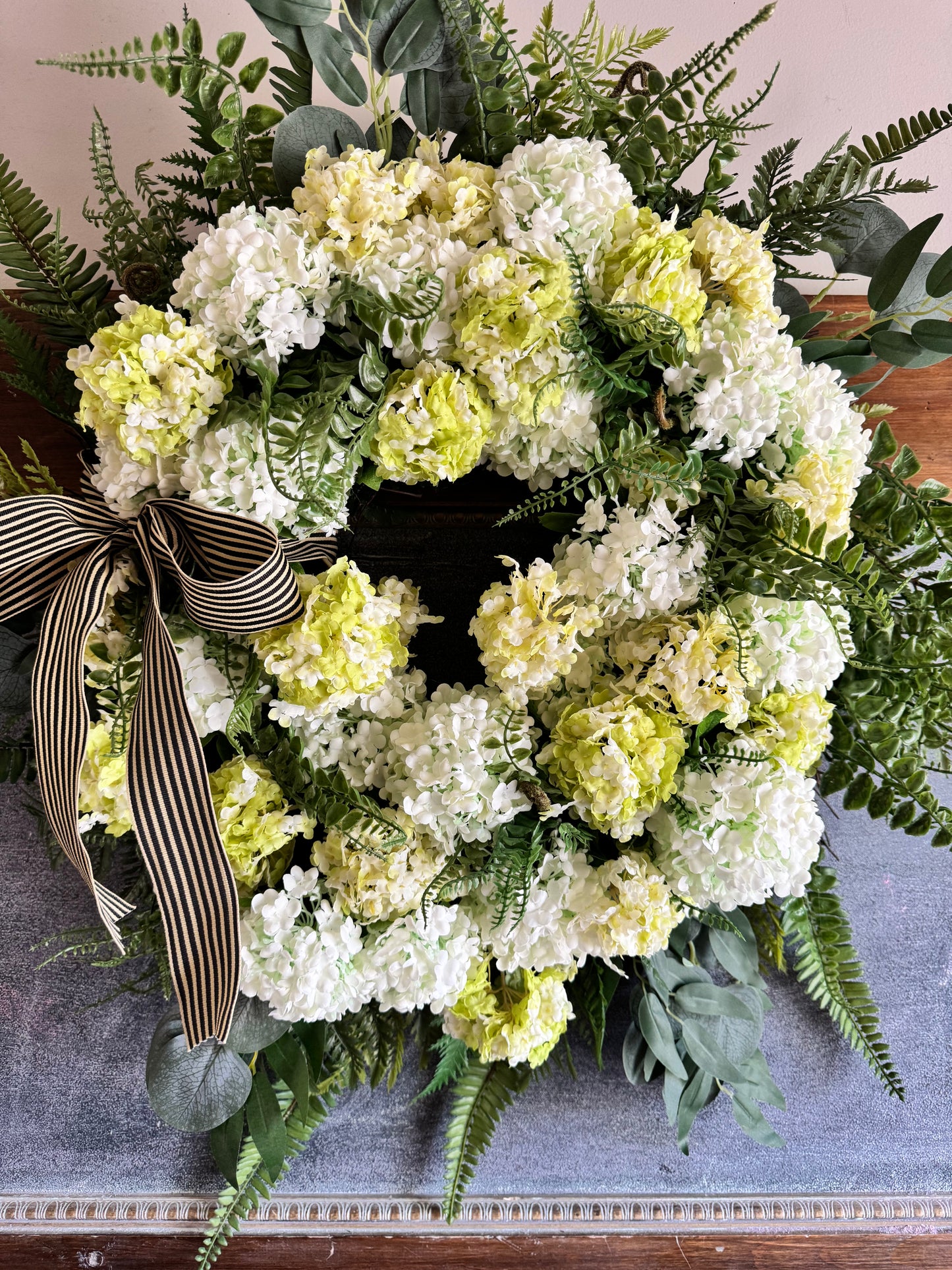 Snowball Hydrangea Wreath