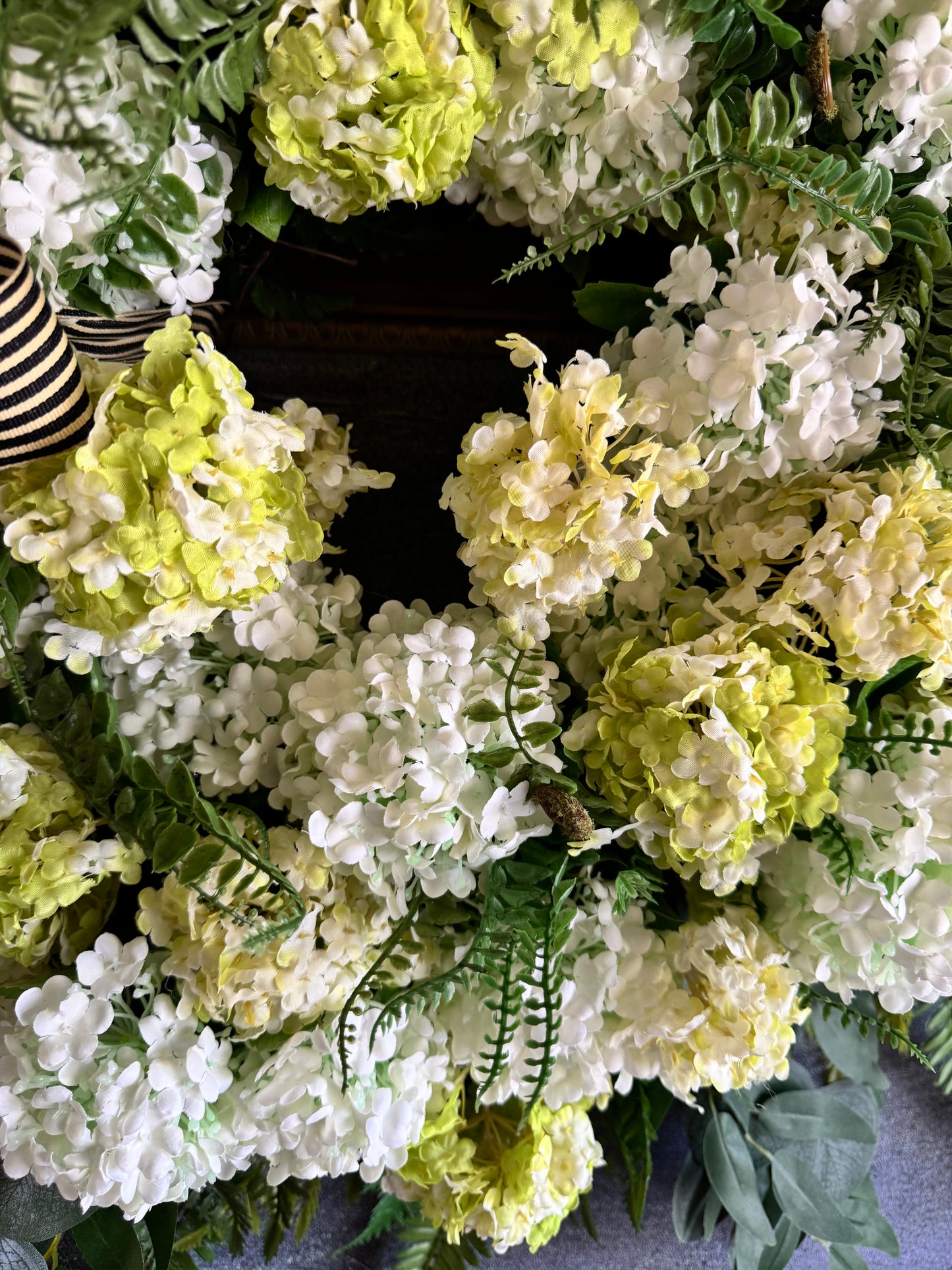 Snowball Hydrangea Wreath