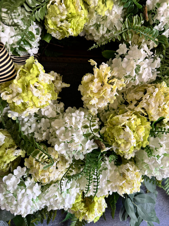Snowball Hydrangea Wreath