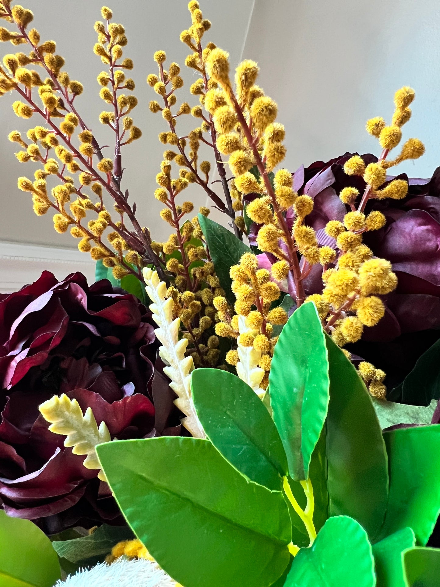 Mustard & Eggplant Bouquet