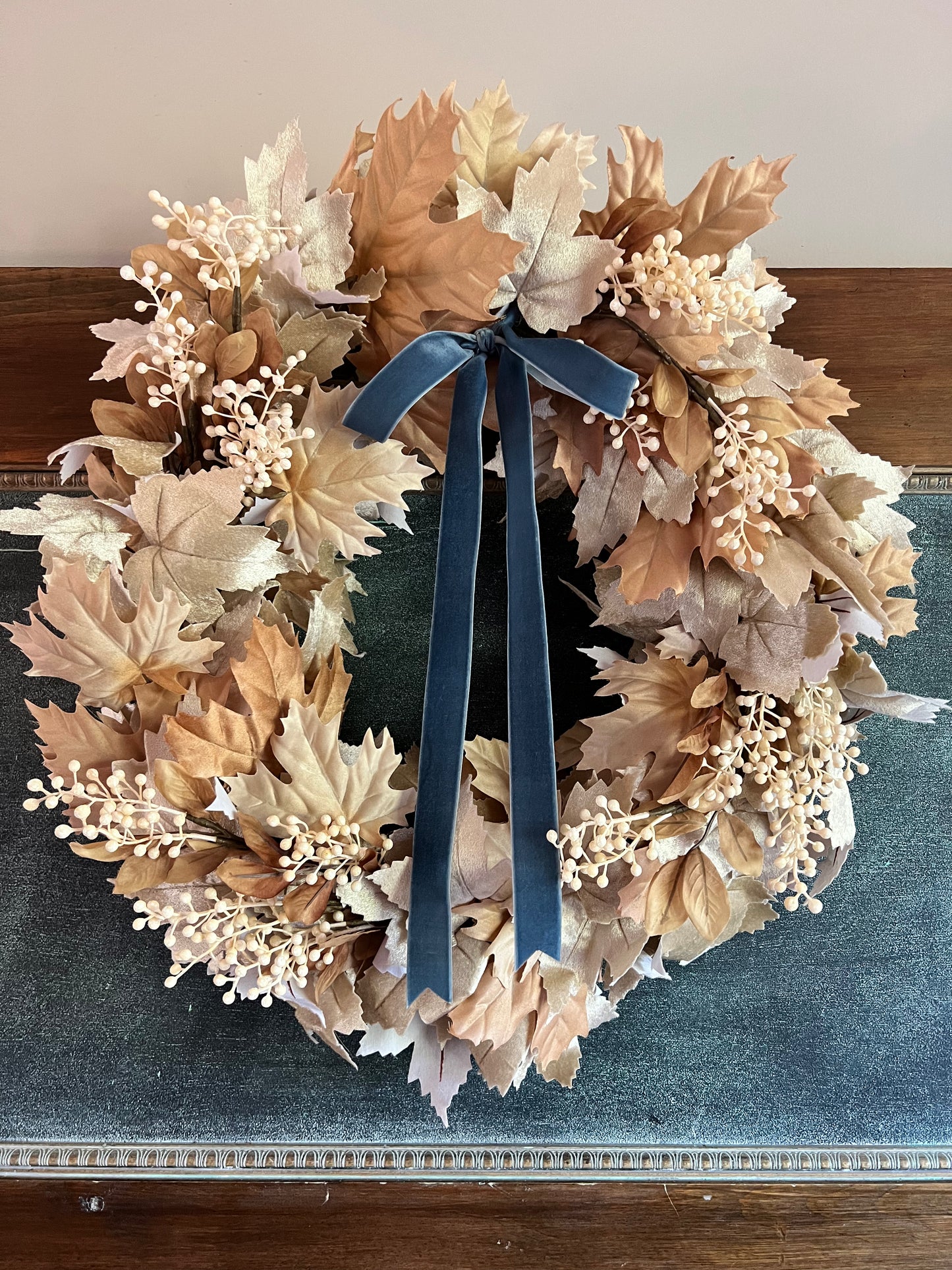 Velvet Maple & Berry Wreath