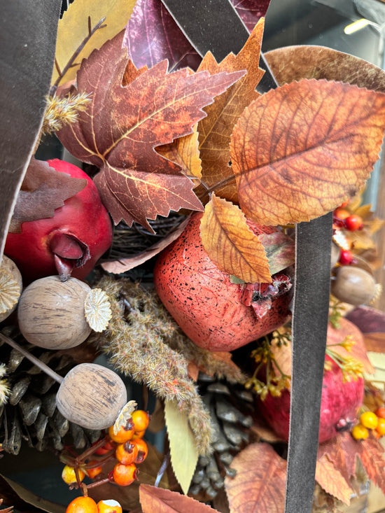 Fall Pomegranate Wreath