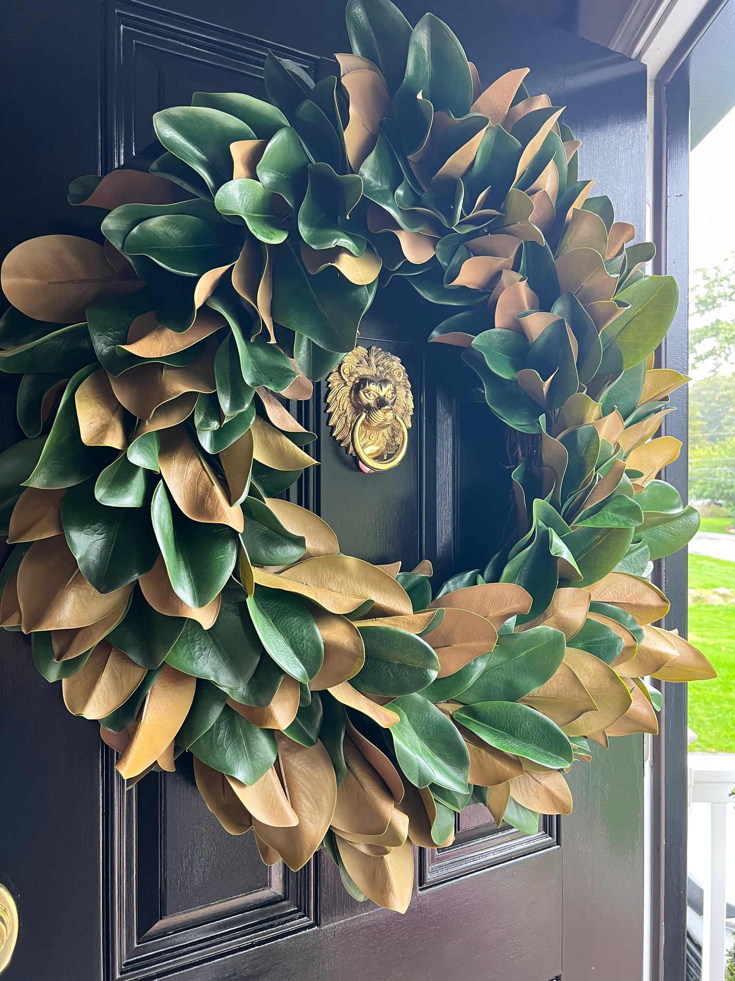 XLarge Faux Layered Magnolia Wreath