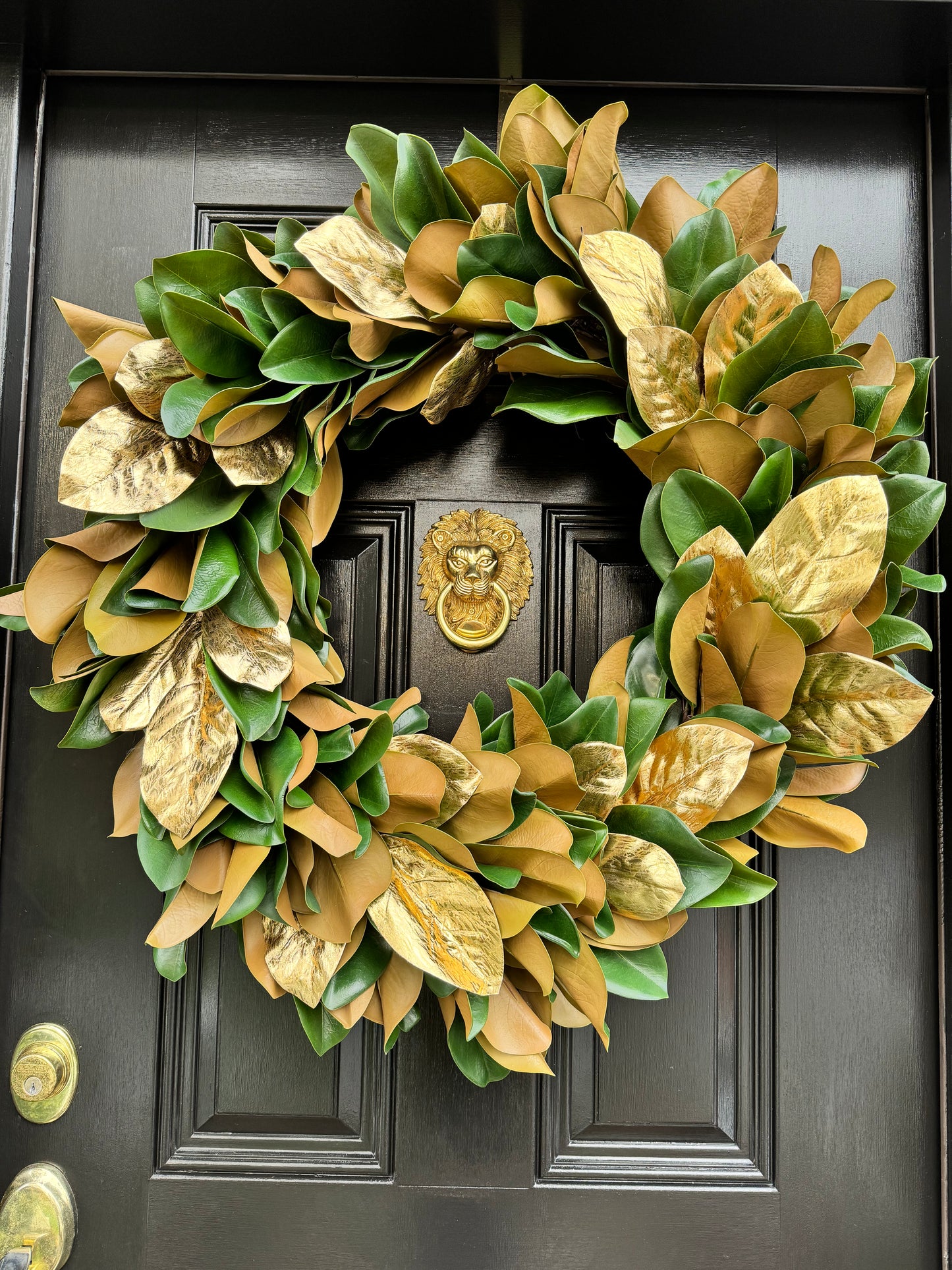 XLarge Faux Layered Magnolia Wreath